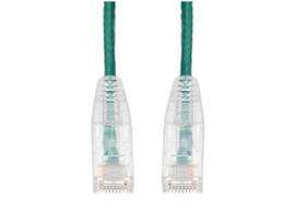 AddOn 7ft Green CAT6 Slim PVC Ethernet Cable Snagless Clear-Claw RJ-45 M/M