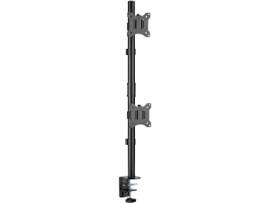 ROCSTOR ERGOREACH EP6 PREMIUM DUAL SCREEN MONITOR MOUNT, C-CLAMP & GROMMET-SUPPORTS UP TO TWO 32 DISPLAY, 19.8LBY PER SCREEN-VESA 75X75 &