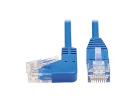 TRIPP LITE CAT6 CABLE LEFT ANGLE SLIM M/M BLUE 3FT