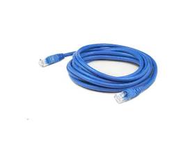 15ft RJ-45 (Male) to RJ-45 (Male) Straight Blue Cat6 Slim UTP PVC Copper Patch C