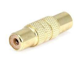 MONOPRICE METAL RCA JACK TO RCA JACK ADAPTER_ GOLD