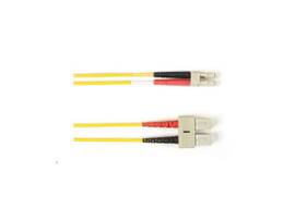 BLACK BOX CORP 62.5 MM FO PATCH CABLE DUPLX, PLENUM, YL, SCLC