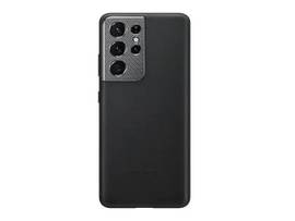 SAMSUNG S21 ULTRA LEATHER COVER BLK
