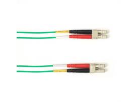 OM2 50/125 Multimode Fiber Optic Patch Cable OFNR PVC LC-LC GN 5M