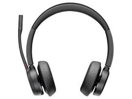 HP POLY VOYAGER 4320-M MICROSOFT TEAMS CERTIFIED HEADSET +BT700 DONGLE +CHARGING STAND