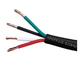 MONOPRICE ACCESS SERIES 14AWG CL2 RATED 4-CONDUCTOR SPEAKER WIRE_ 1000FT_ BLACK