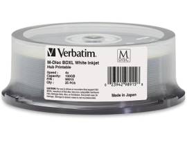 M-DISC BDXL 100G 4X WHT INKJET PRINTABLE