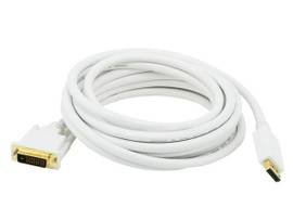 MONOPRICE DISPLAYPORT TO DVI CABLE - WHITE 15FT