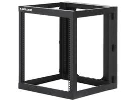 19IN WALL MOUNT 4-POST OPEN FRAME NETWORK RACK, 12U