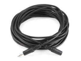 MONOPRICE 25FT 3.5MM STEREO PLUG/JACK M/F CABLE-BL