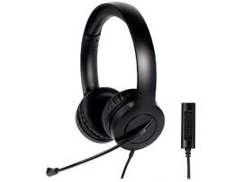 MONOPRICE WFH 3.5MM + USB WIRED ON-EAR WEB MEETING HEADSET