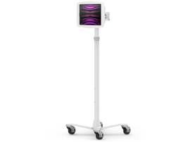 COMPULOCKS IPAD PRO 12.9  (3 - 6TH GEN) SPACE ENCLOSURE MEDICAL ROLLING CART EXTENDED WHITE