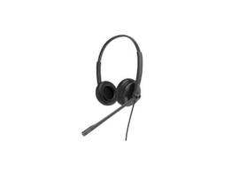 UH34 SE DUO (BINAURAL) USB-C HEADSET, 3.5MM CONNECTOR, BOOM MICROPHONE, NOISE CANCELING, HEADBAND, HD VOICE, TEAMS, LEATHER EAR CUSHIONS.