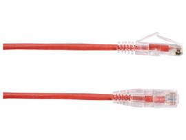 BLACK BOX CORP SLIM-NET CAT6A CABLE  RED 4 FEET