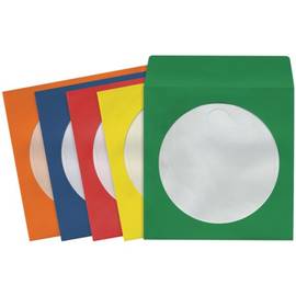 MAXELL CD & DVD SLEEVES MULTI-COLOR 50PK PAPER