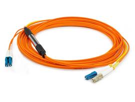 This is a 3m LC (male) to LC (male) orange duplex riser-rated fiber mode conditi