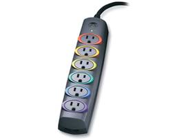 KENSINGTON SURGE SMRT SOCKETS BUS STRP CLR