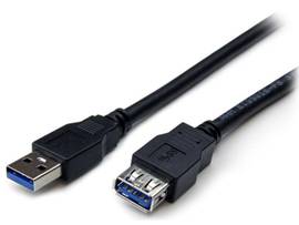 1M BLACK USB 3.0 EXTENSION CABLE M/F
