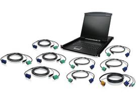 IOGEAR 8PRT 19 IN LCD KVM KIT USB