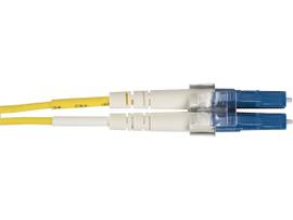 Single-Mode 9-Micron Duplex Fiber Optic Cable LC-LC PVC 10-m 32.8-ft