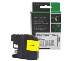 CLOVER IMAGING NON-OEM NEW HIGH YIELD YELLOW INK CARTRIDGE REPLACEMENT FOR BROTHER LC103XL