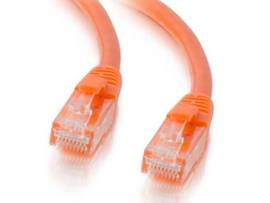 C2G 6IN CAT5E SNAGLESS UTP CABLE-ORG