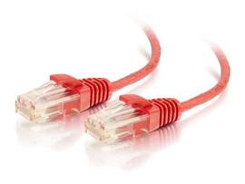 C2G SLIM 3FT CAT6 CABLE - UTP - RED