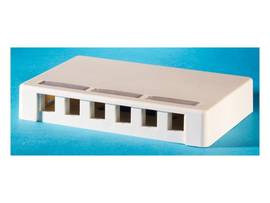 LEGRAND-ORTRONICS SMB,KEYSTONE,6PORT FOG WHITE