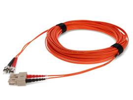 ADD-ON25M SC TO ST OM1 ORANGE DUPLX PATCH CBL