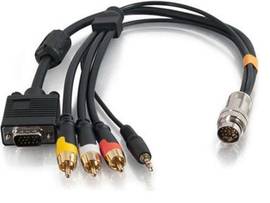 C2G RR HD15 3.5 3RCA FLYING LEAD 1.5FT