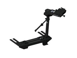 GAMBER KIT - UNIVERSAL ADJUSTABLE SEAT BASE PEDESTAL KIT WITH MONGOOSE 9IN LOCKING SLIDE ARM WITH SHORT CLEVIS