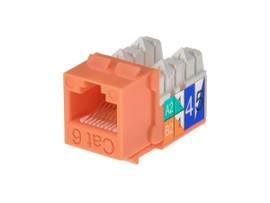 MONOPRICE CAT6 PUNCH DOWN KEYSTONE JACK-ORANGE