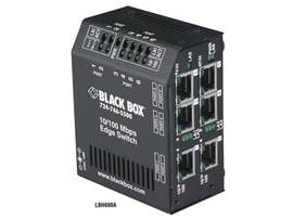 BLACK BOX CORP 6 PORT INDUSTRIAL FAST ETHERNET SWITCH E