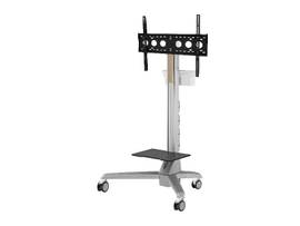 MOBILE MEDIA CART FOR LARGE SCREENS WITH POWERED LIFT (80KG MAX WEIGHT)