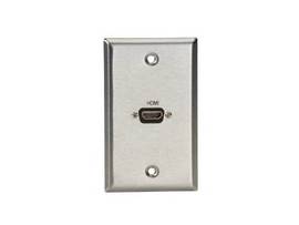 BLACK BOX CORP TAINLESS WALLPLATE, SINGLE GANG, 1 WP831