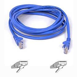 BELKIN CAT5E,UTP,RJ45M/M,30 BLU,PATCH,SNAGLESS