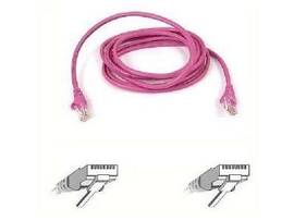CABLE,CAT5E,UTP,RJ45M/M,2 ,PNK,PATCH