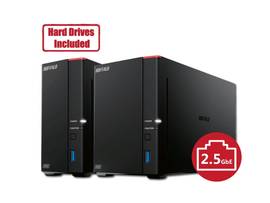 BUFFALO LINKSTATION 710D 2TB HARD DRIVES INCLUDED (1 X 2TB, 1 BAY)