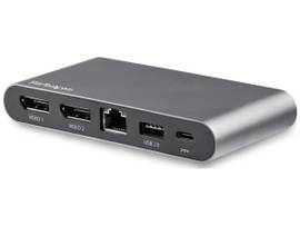 USB C DOCK - 4K DUAL DP/GBE/2X USB-A/PD