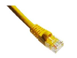 AXIOM 35FT CAT5E 350MHZ PATCH CABLE MOLDED BOOT (YELLOW)