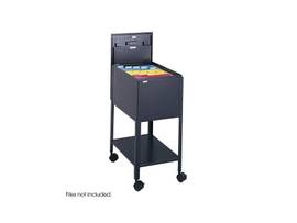 SAFCO CART 19 STEEL LTR TUB FILE BLK