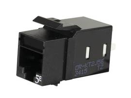 LEGRAND-ORTRONICS KT2 KEYSTONE CAT5E JACK BLACK