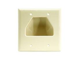MONOPRICE 2-GANG RECESSED LOW VOLTAGE CABLE WALL P