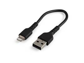 6 INCH DURABLE USB-A TO LIGHTNING CABLE