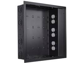 LEGRAND-CHIEF IN-WALL LARGE BLK - W/ SURGEX 3 OUTLETS