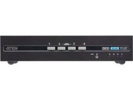 ATEN 4-PORT USB DVI DUAL DISPLAY PP4.0 SECURE KVM