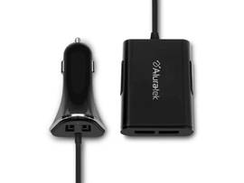 ALURATEK USB 2.4A CAR CHRGR 4-PRT