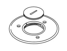 LEGRAND-WIREMOLD BRASS CPT COMB PLT 21/4 P