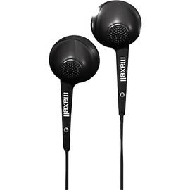 MAXELL JELLEEZ EAR BUDS WITH MIC BLACK