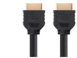 MONOPRICE 4K NO LOGO HIGH SPEED HDMI CABLE 3FT - CL2 IN WALL RATED 18 GBPS BLACK
